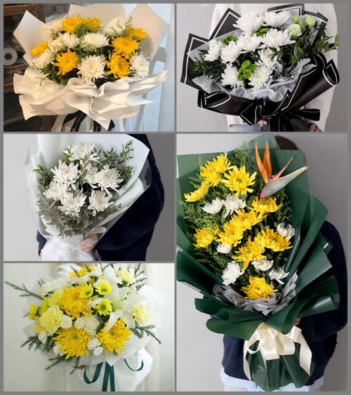 贵州毕节市威宁县新发乡白事花束代送